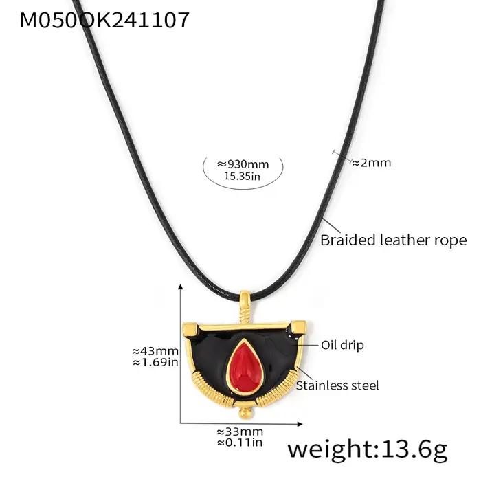Collier en acier inoxydable pour femmes