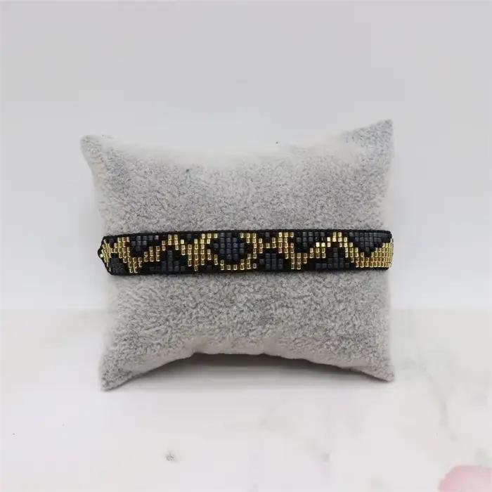 ALIYA Vintage léopard Miyuki Bracelet de perles femmes Bileklik mode tissé à la main Bracelets Pulse