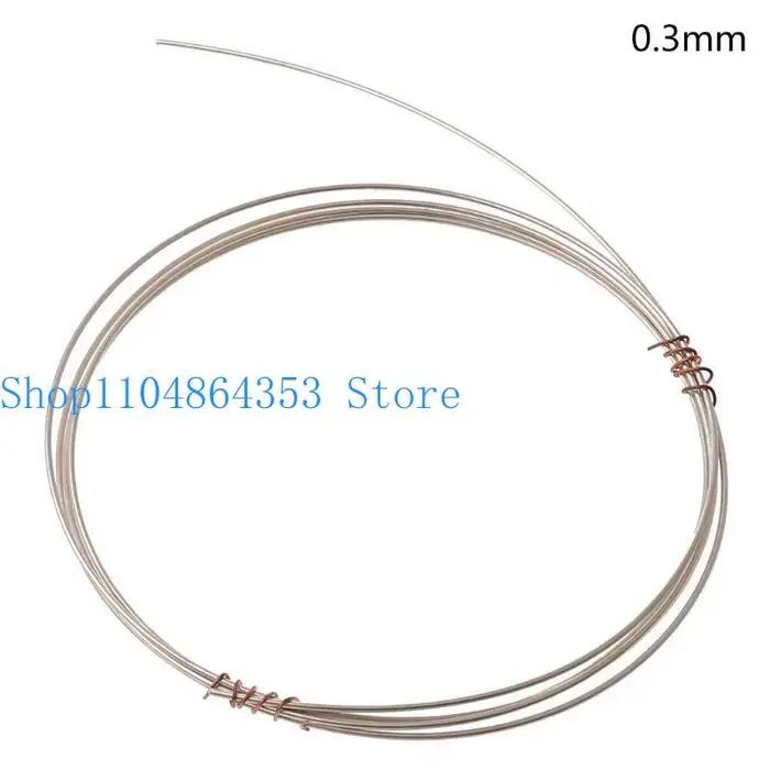 Chaînes en argent pour fabrication bijoux, fil léger, pratique Durable, 652F, 39,37 pouces
