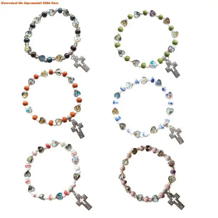 Bracelet de perles breloque Bracelets élastiques