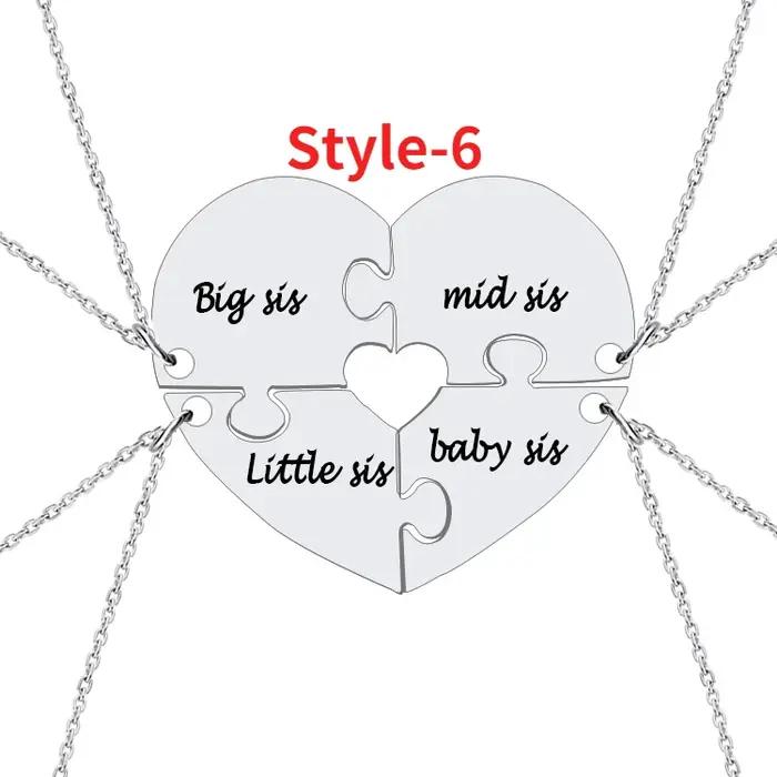 Collier en acier inoxydable avec pendentif cœur pour femmes occasions spéciales cadeau famille anniversaire