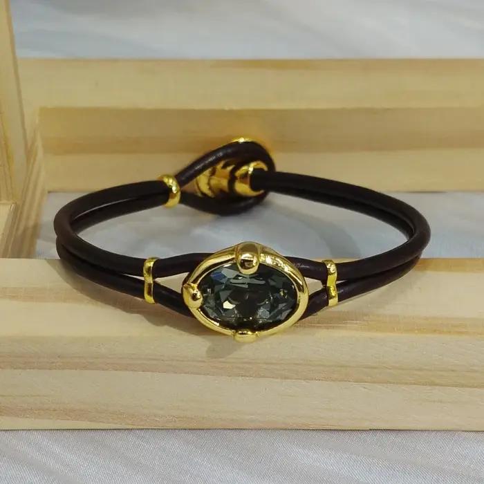 Bracelet en cristal étincelant et coloré de haute qualité