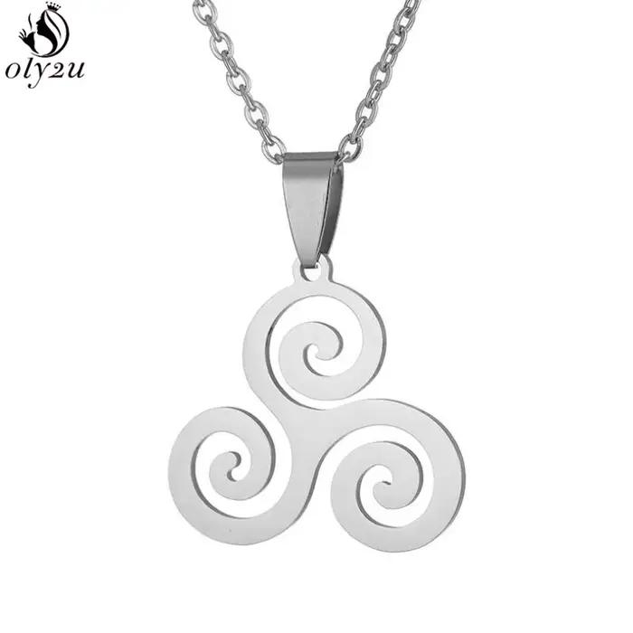 Collier Pendentif Inspiré du Triskelion de Teen Wolf