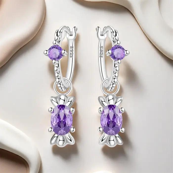 PANPOKI – boucles d'oreilles en argent Sterling 925 pour femmes