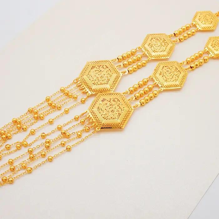 Ensemble de Bijoux Indiens en Or pour Femme