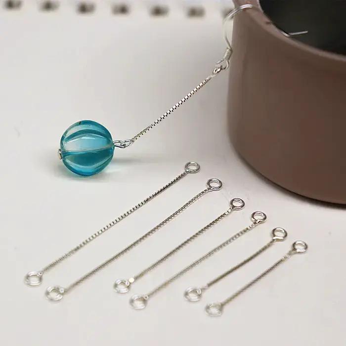 1 paire de boucles d'oreilles en argent Sterling 925