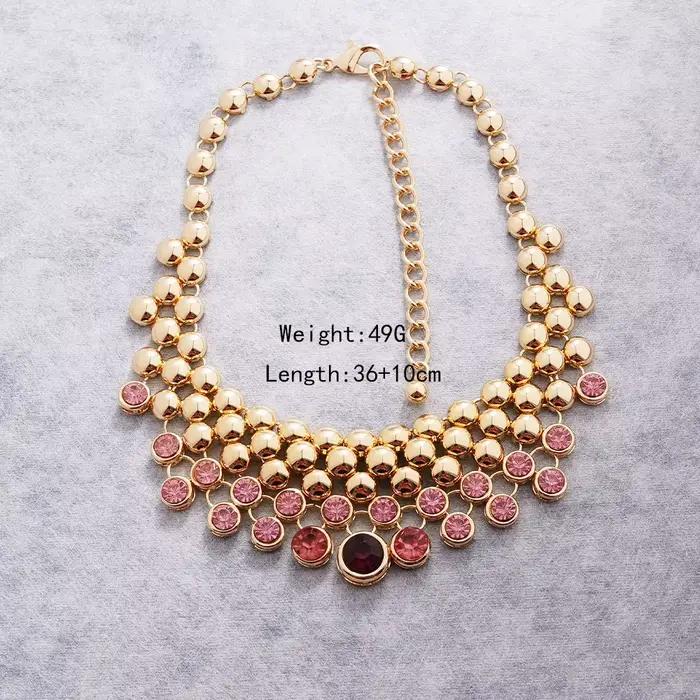 Collier de mariée multicouche réglable