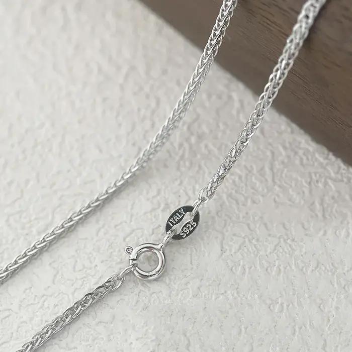 Collier Chaîne Chopin en Argent Sterling 925 de 40 cm et 1