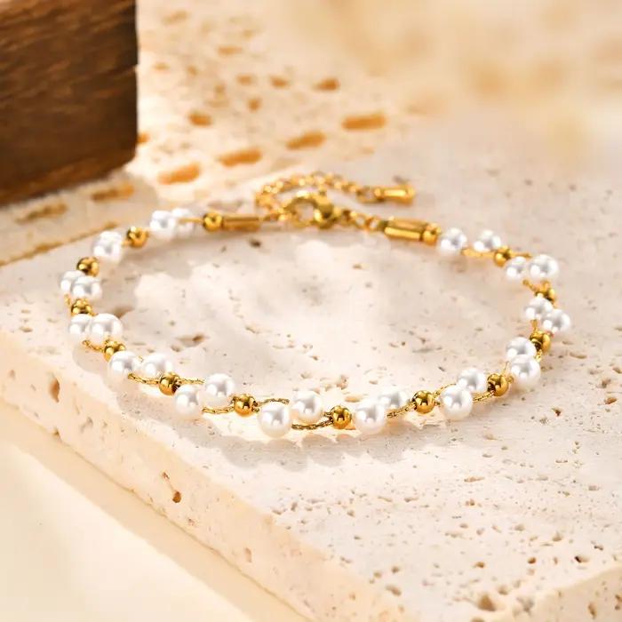 Everver-Bracelets à breloques JOFlower en acier inoxydable