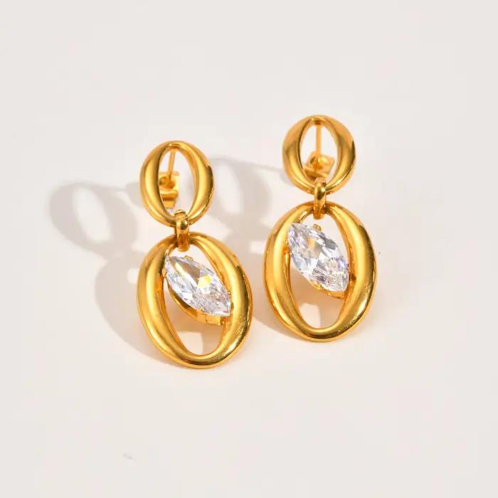 Boucles d'oreilles goutte d'eau pour femmes