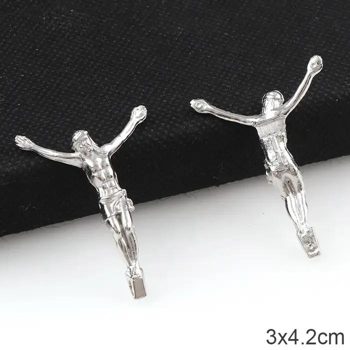 2 cm/3 cm/4 cm ton argent jésus Christ corpus Portrait
