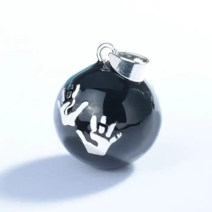 Collier pendentif boule FTP Bola pour femme enceinte cadeau bébé ange souhait grossesse tendance son occasion spéciale