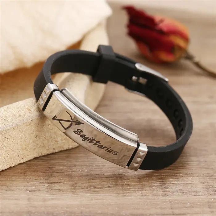 Bracelet 12 Constellation signe du zodiaque pour hommes et femmes