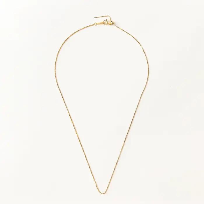 2 pièces/sac 48cm 14K/18K plaqué or venise réglable collier chaîne pour femmes mode classique pendentif