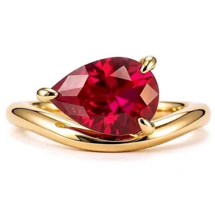 Wong Rain – bague en argent Sterling 100% 925
