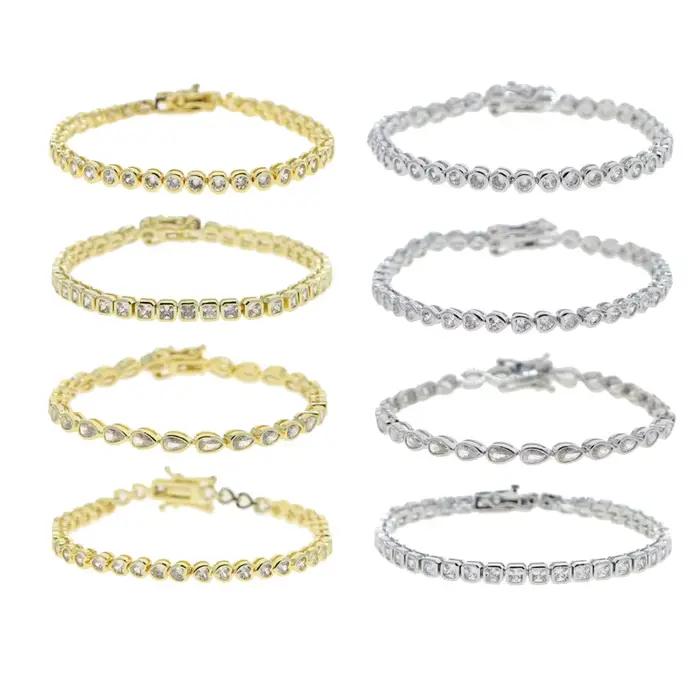 Bracelet en zircone cubique 5A CZ