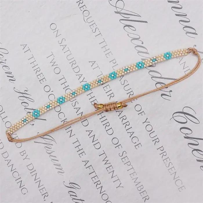 ZBoom GVI-Bracelet perlé multicolore pour femmes