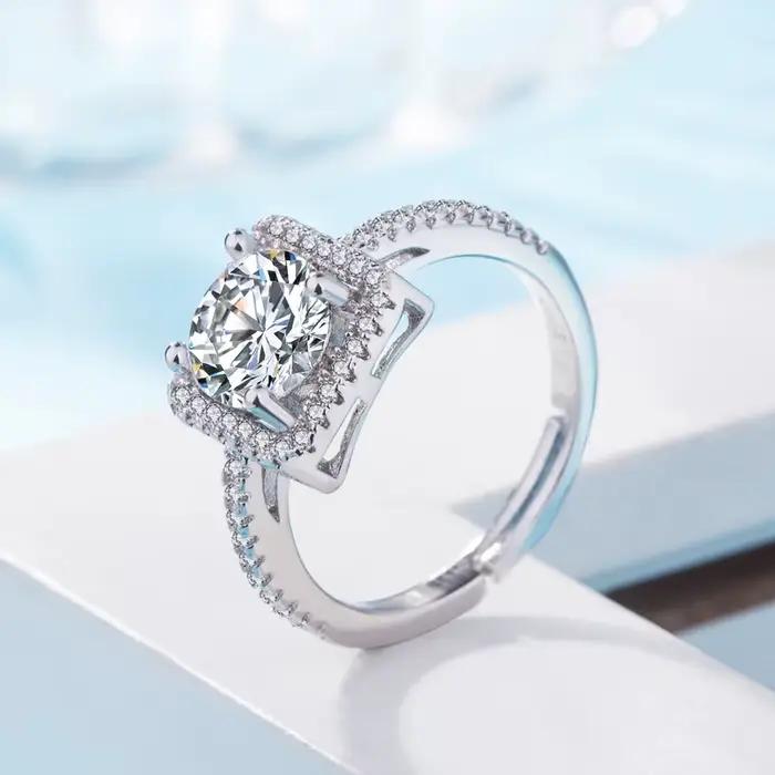 Circnne-Bague de Rhen argent regardé 925 pour femme