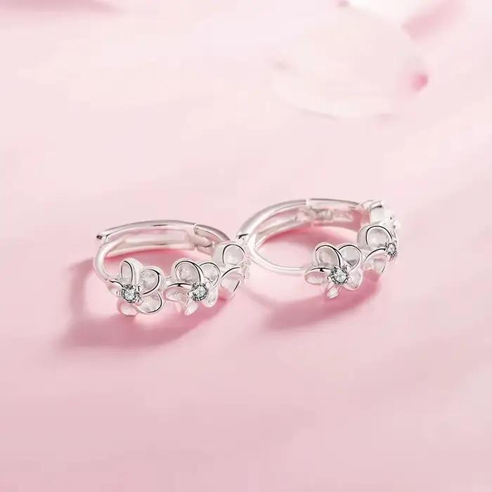 Boucles d'oreilles à aiguilles en argent Sterling 925 pour femmes