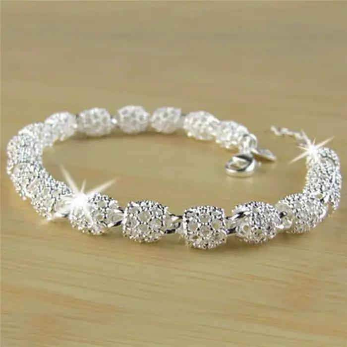Mode 925 Bracelets en argent Sterling pour femmes de luxe Original concepteur creux lanterne boule