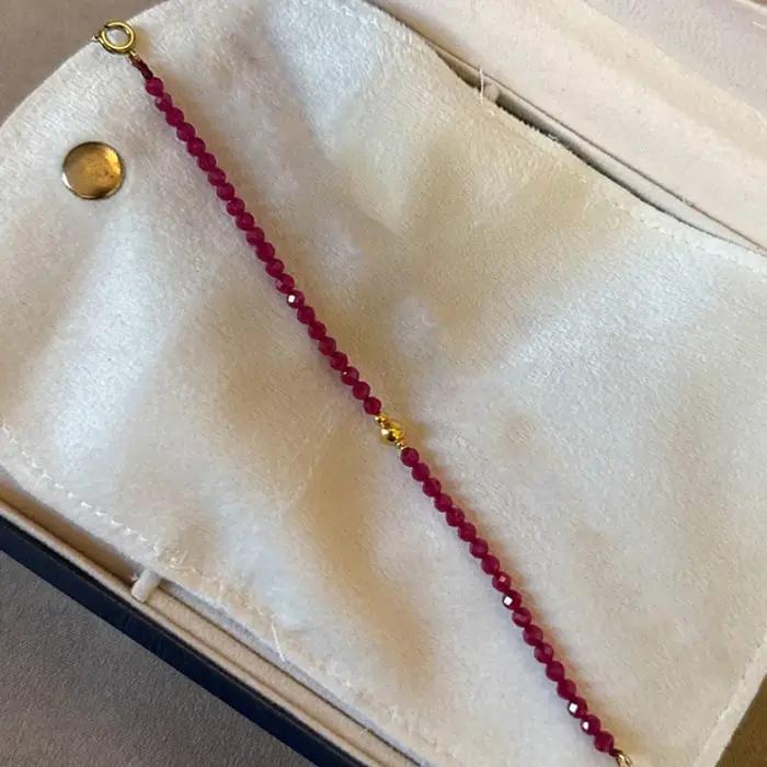 Bracelets de perles rondes polygonales de luxe léger pour femmes