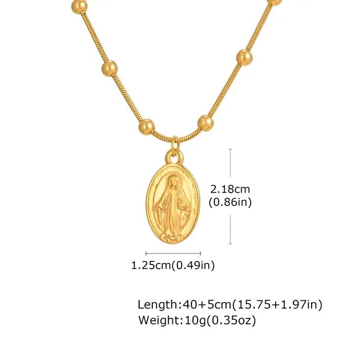 Collier vierge marie pour femmes