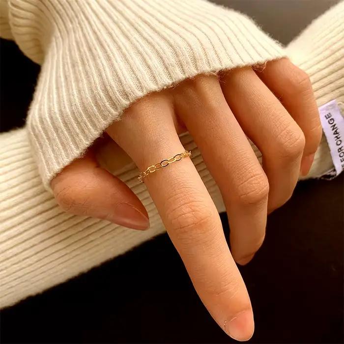 Bague en argent Sterling S925 authentique