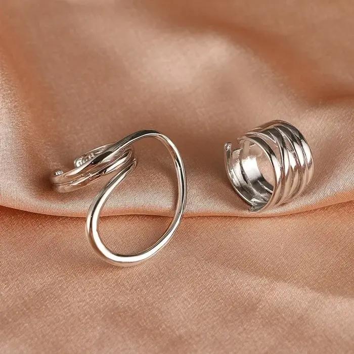 Ensemble de bagues massives pour femmes