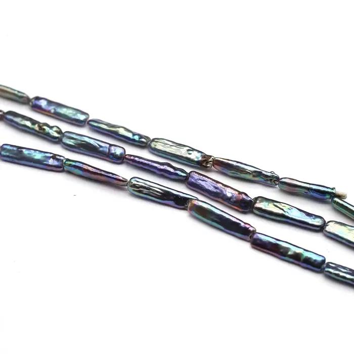 Perles baroques naturelles d'eau douce noires pour la création de bijoux et accessoires élégants occasions spéciales