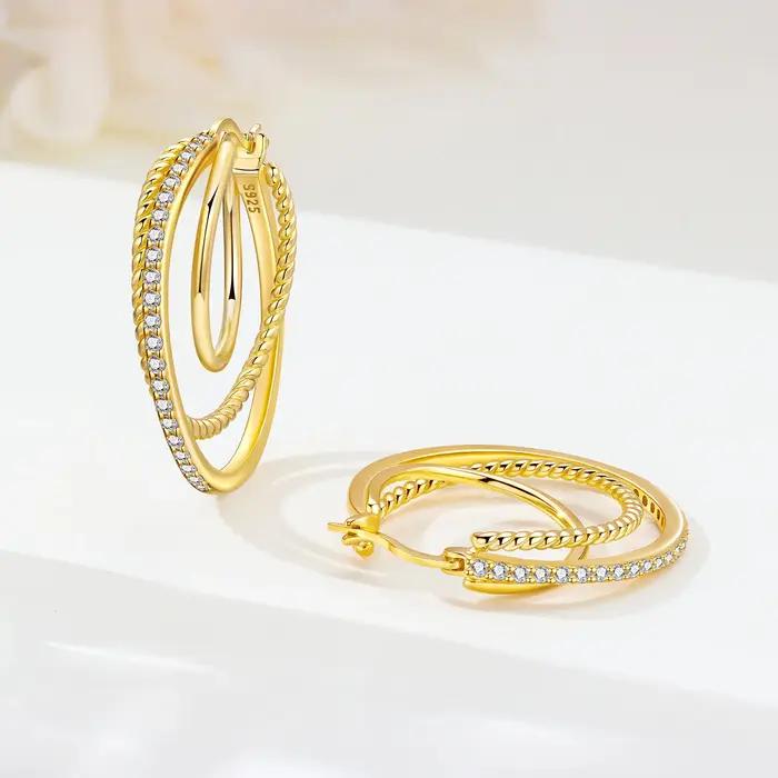 Boucles d'oreilles Orstarry S925 en argent sterling