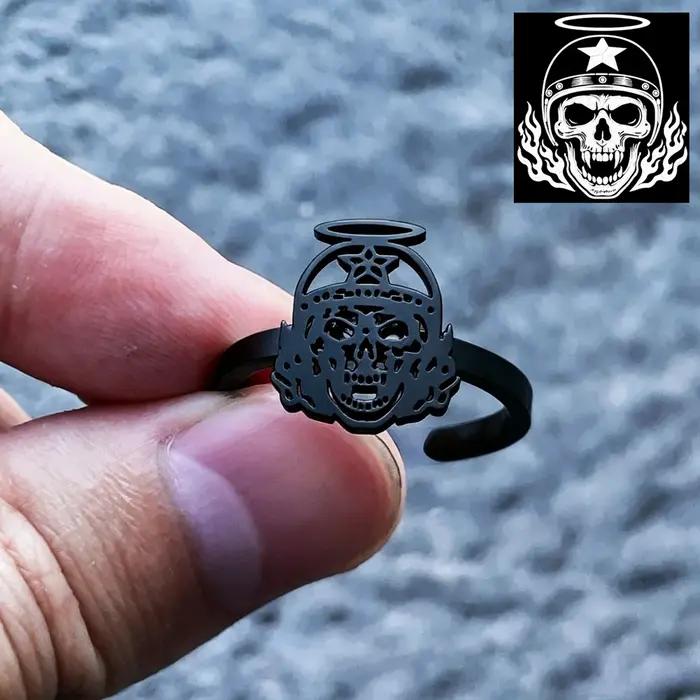 Bague personnalisée avec logo pour homme et femme