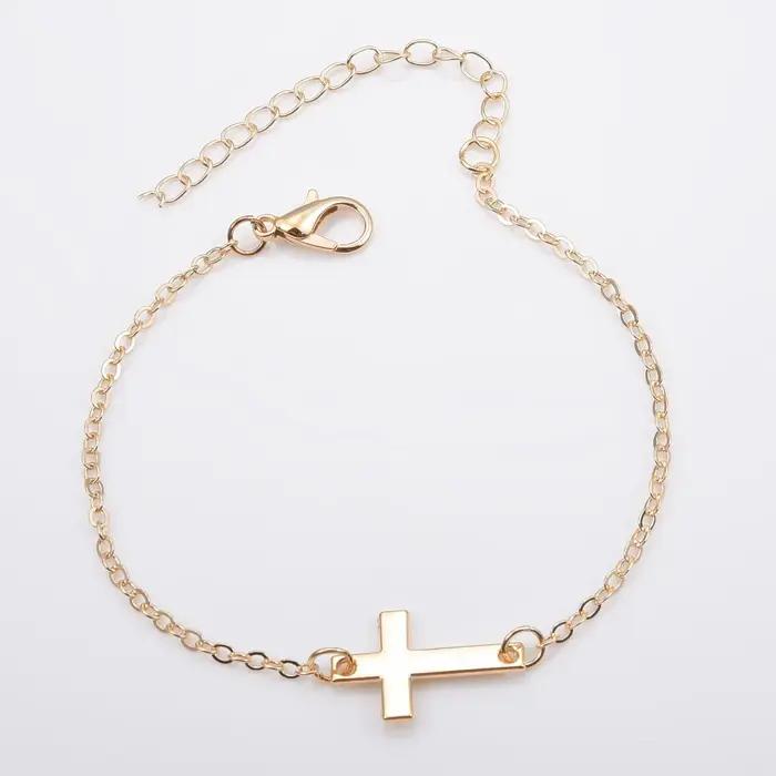 Bracelet Croisé en Verre Classique pour Femmes Occasions Spéciales Tempérament Unique