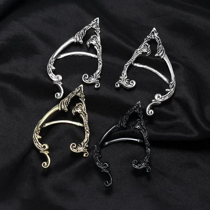 LENNIK Manchette d'oreille irrégulière vintage de style foncé