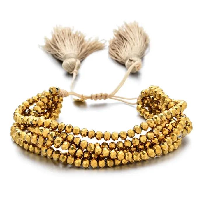 Bracelets multicouches à breloques bohème Miyuki pour femmes