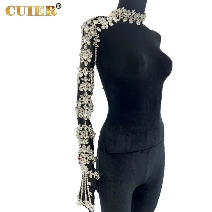 CuiEr-Ensemble de matiques de bras pour femmes, tour de cou sexy, bracelet, bijoux initiés, mode, ac