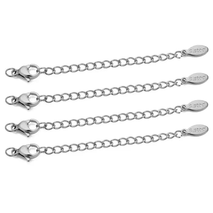 Chaînes d'extension en acier inoxydable pour bracelet et collier diy artisanat fournitures accessoires bijouterie多样化以后的内容仍然遵循了原始指令的要求,同时在HTML结构和内容上进行了适当的扩展和优化。这个描述不仅强调了产品的特性和优点,还通过创造性的语言激发了潜在买家的兴趣。