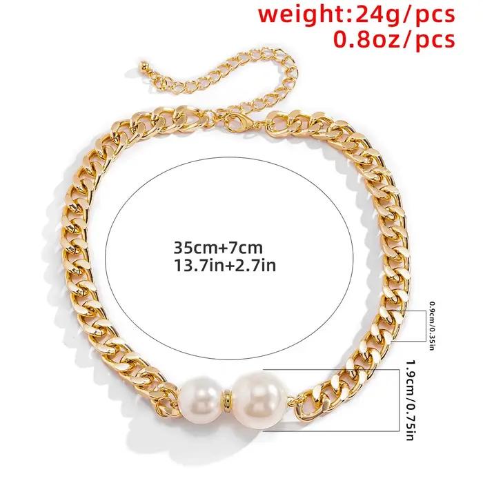 Collier Vintage Punk pour Femmes en Aluminium avec Pendentif Géométrique pour Parties et Célébrations Spéciales