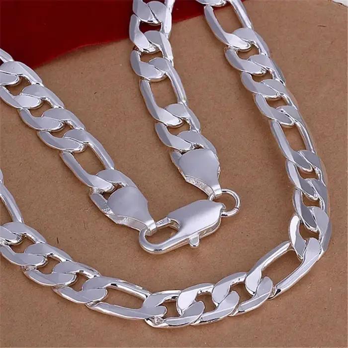 Collier en argent Sterling 925 massif pour hommes