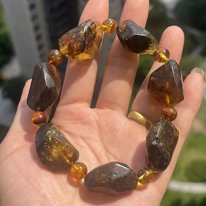 Bracelet en Ambre Véritable 2026 pour Fête d'Anniversaire