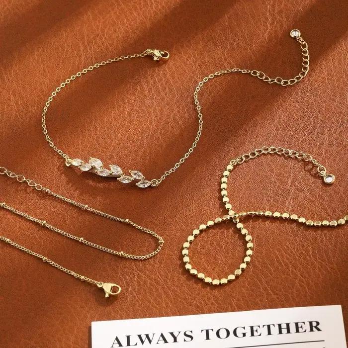 Bracelets de cheville pour femmes et filles