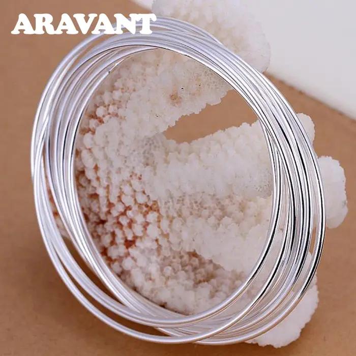 Bracelet Triple Anneau en argent sterling 925 pour femmes occassions spéciales mariage anniversaire rencontres elegance chic