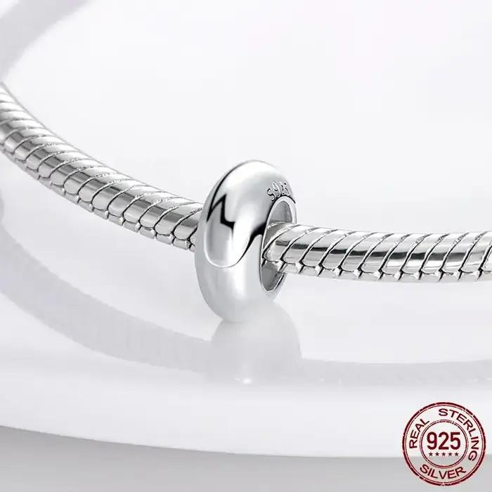 Breloques et perles clips en argent 925 avec fermoir
