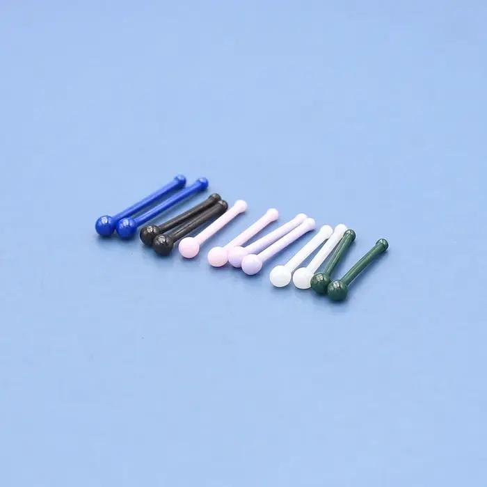 Boucles d'oreilles invisibles multi-designs en céramique