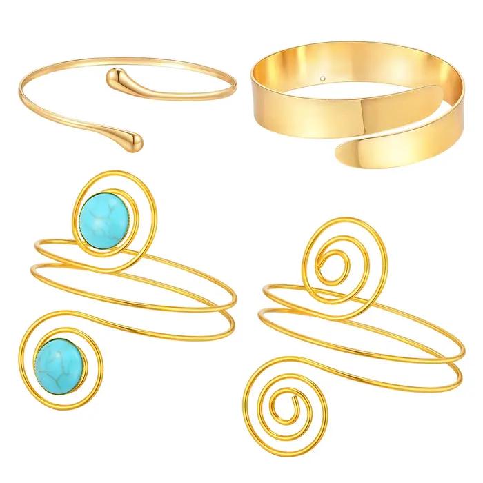 Bracelet de manchette ajustable en acier inoxydable plaqué argent avec motif géométrique élégant pour femmes occasions spéciales