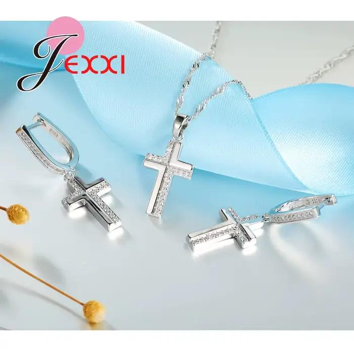 Collier ras du cou + boucles d'oreilles en cristal