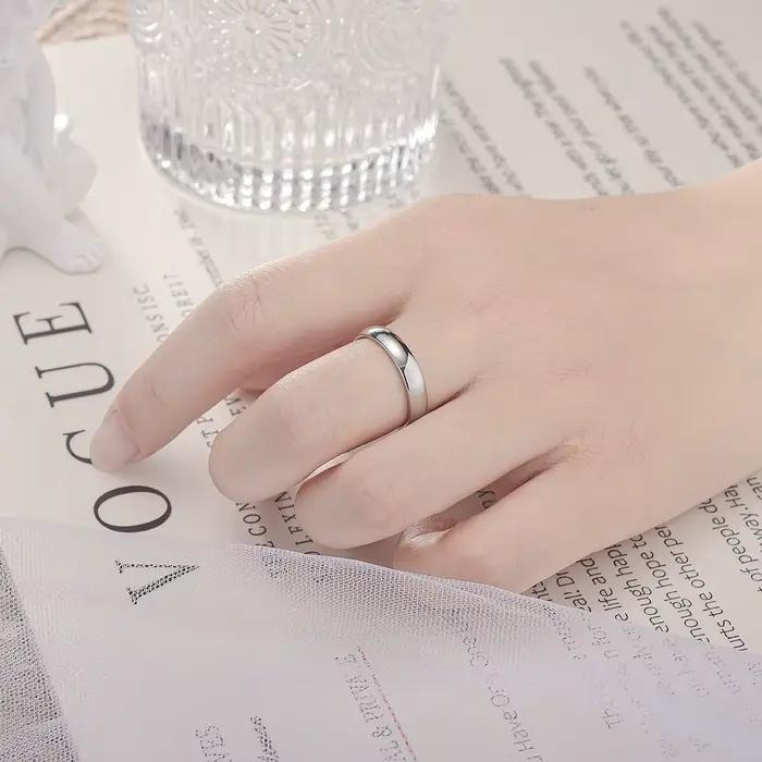 Bague plaquée or couleur mode femme Simple Couple