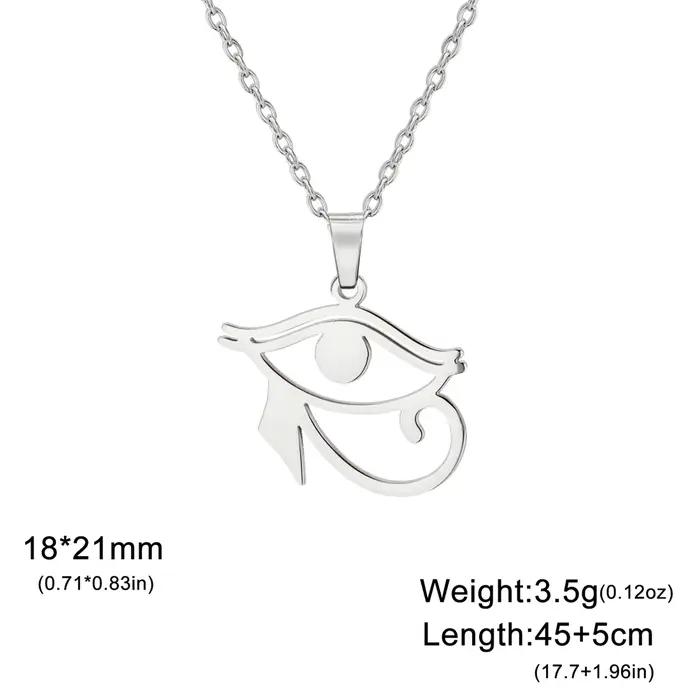 EUEAVAN – collier œil d'Horus pour hommes et femmes