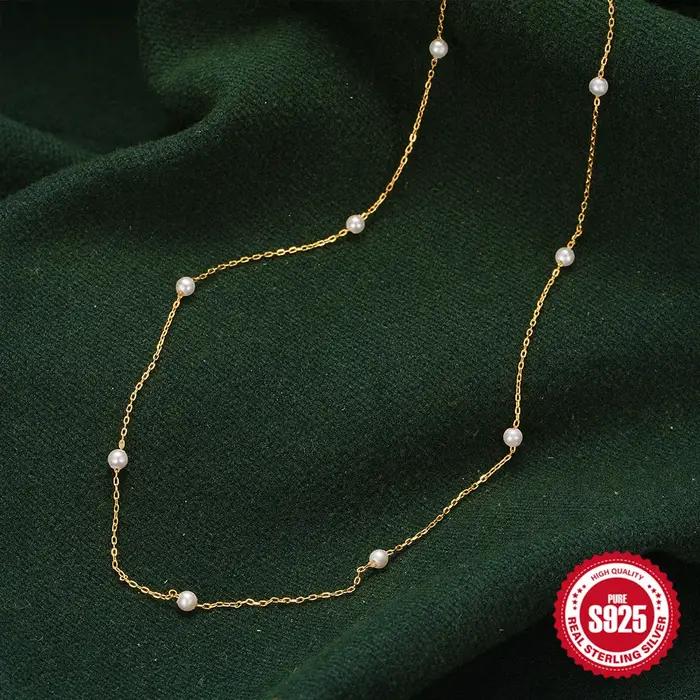 AIDE Pearl Choker Pull JoModern Collier pour femme