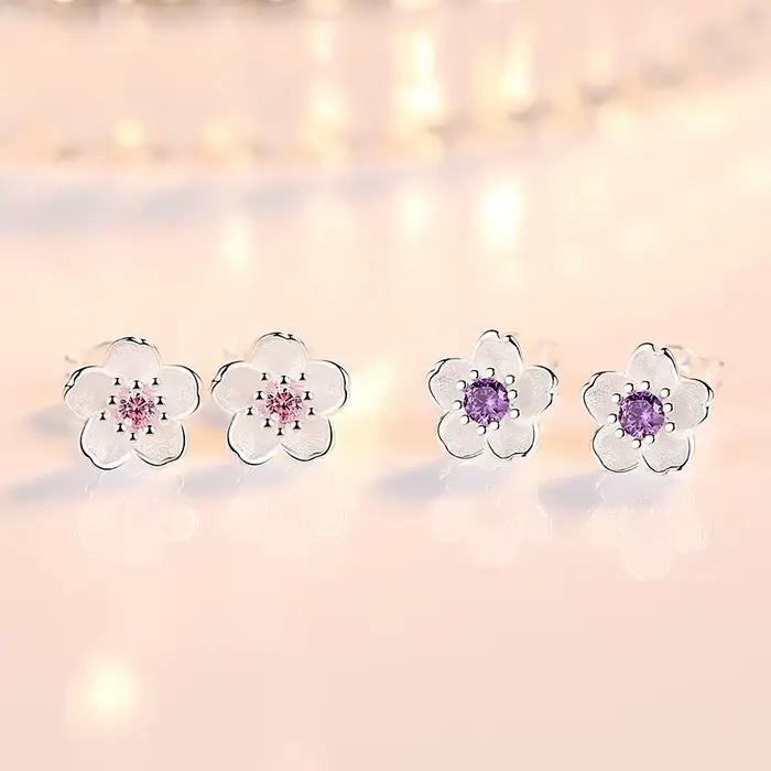Boucles d'oreilles en argent Sterling 925 pour femmes