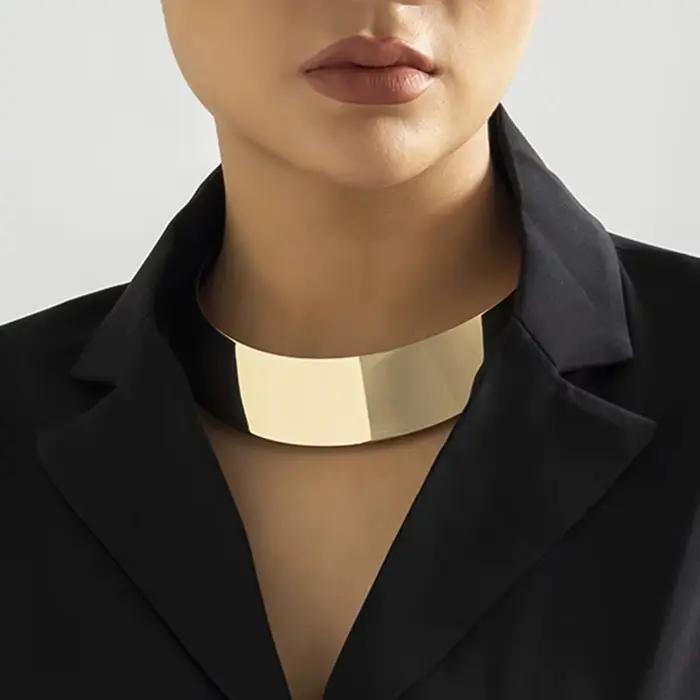 Collier Ras Du Cou Ingemark Steampunk Femme Géométrique Or Jaune Clair Soirées Particulières